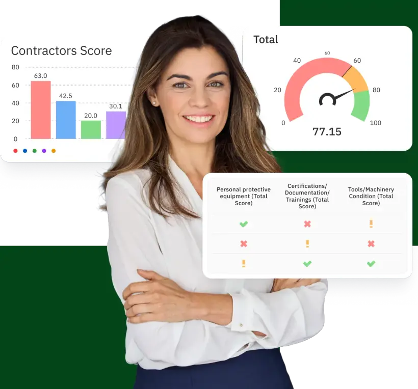Contractors Management in the Tekmon app