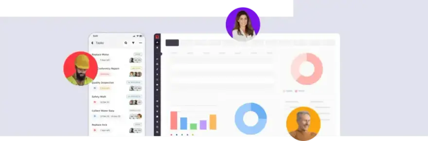 Tekmon for teams, managers and executives — mobile app and analytics dashboards
