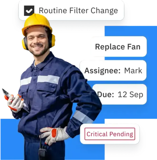 Technical Maintenance in the Tekmon app
