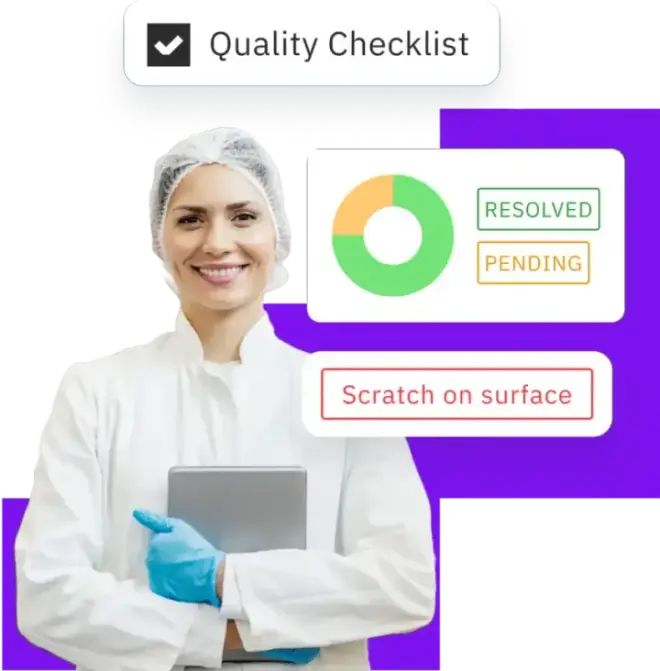 Quality Management in the Tekmon app